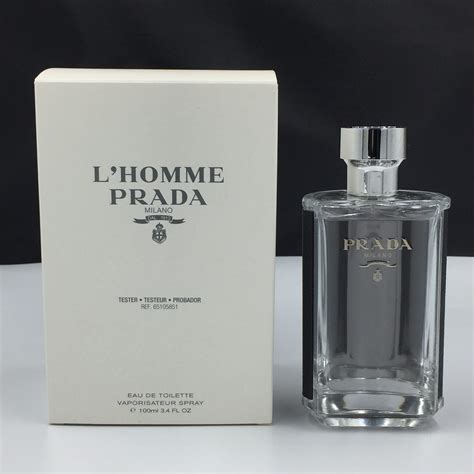 prada pour homme eau de toilette refillable spray 10 ml|is Prada l'homme long lasting.